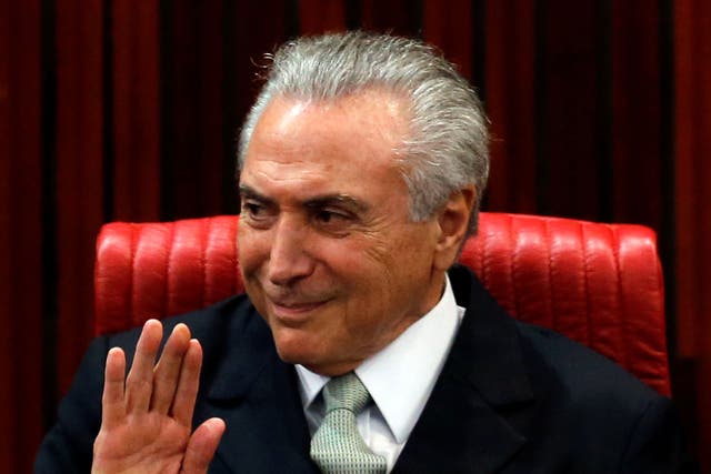 Brazil's interim President Michel Temer will initially lead the country for up to 180 days
