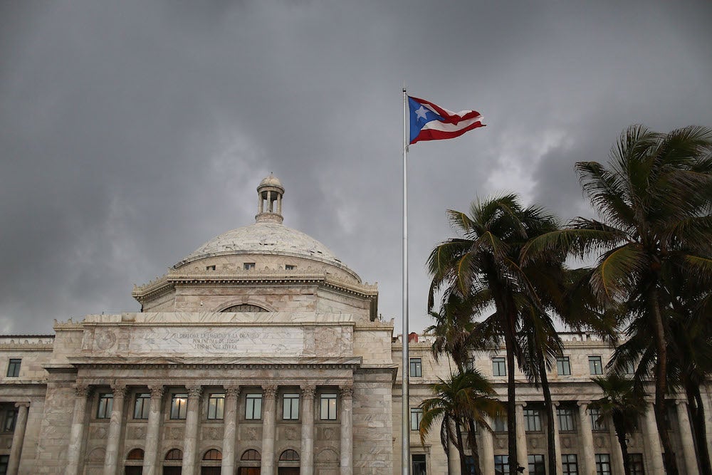 Views at Capitol building in San Juan, Puerto Rico.