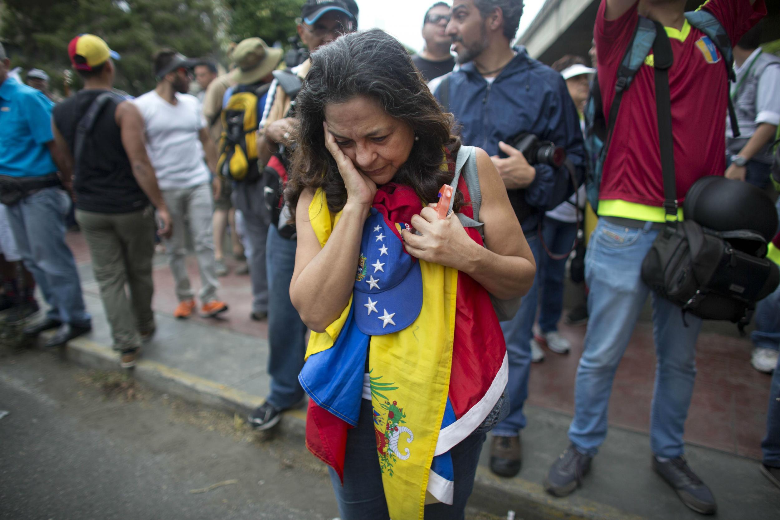 The Venezuelan capital has been rocked by protests