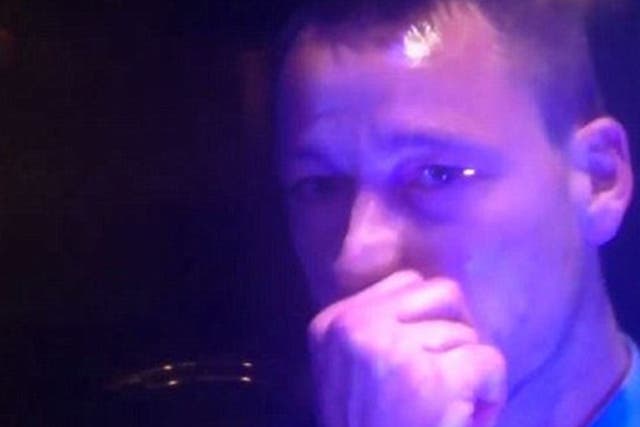 A emotional John Terry at Chelsea's Player of the Year awards