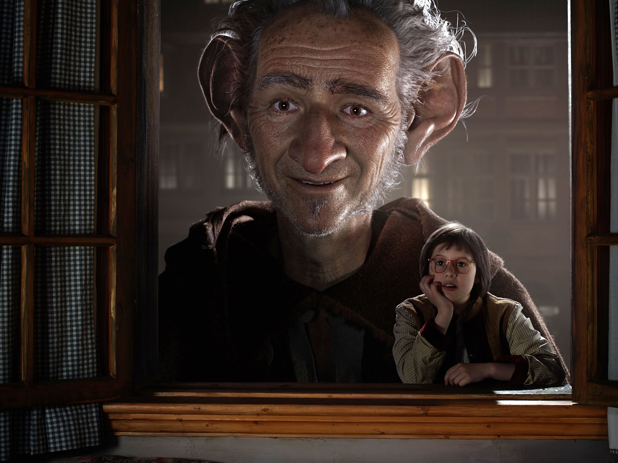 Winning and understated: Mark Rylance plays the eponymous giant alongside Ruby Barnhill as Sophie