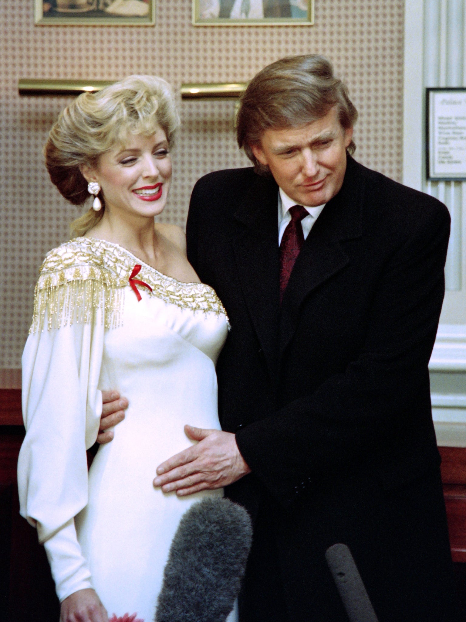 Donald Trump and second-wife Marla Maples in 1993 (AFP/Getty)