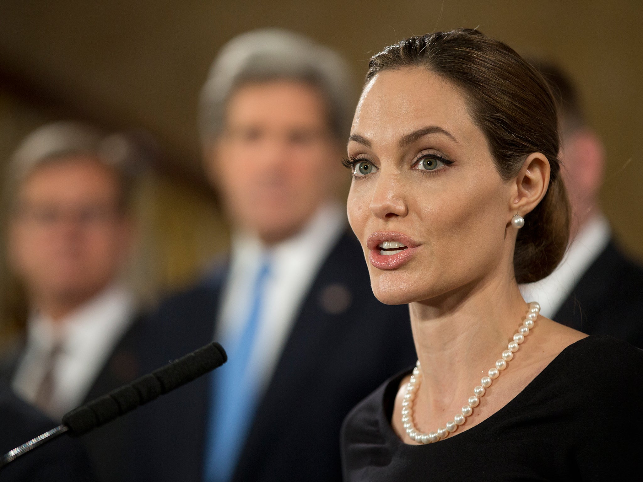 Angelina Jolie-Pitt serves as Special Envoy for the United Nations High Commissioner for Refugees WPA/Getty