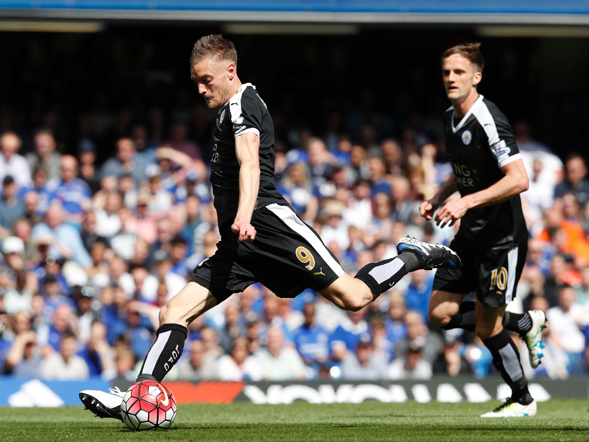 Jamie Vardy was not included in Garth Crooks' team of the season