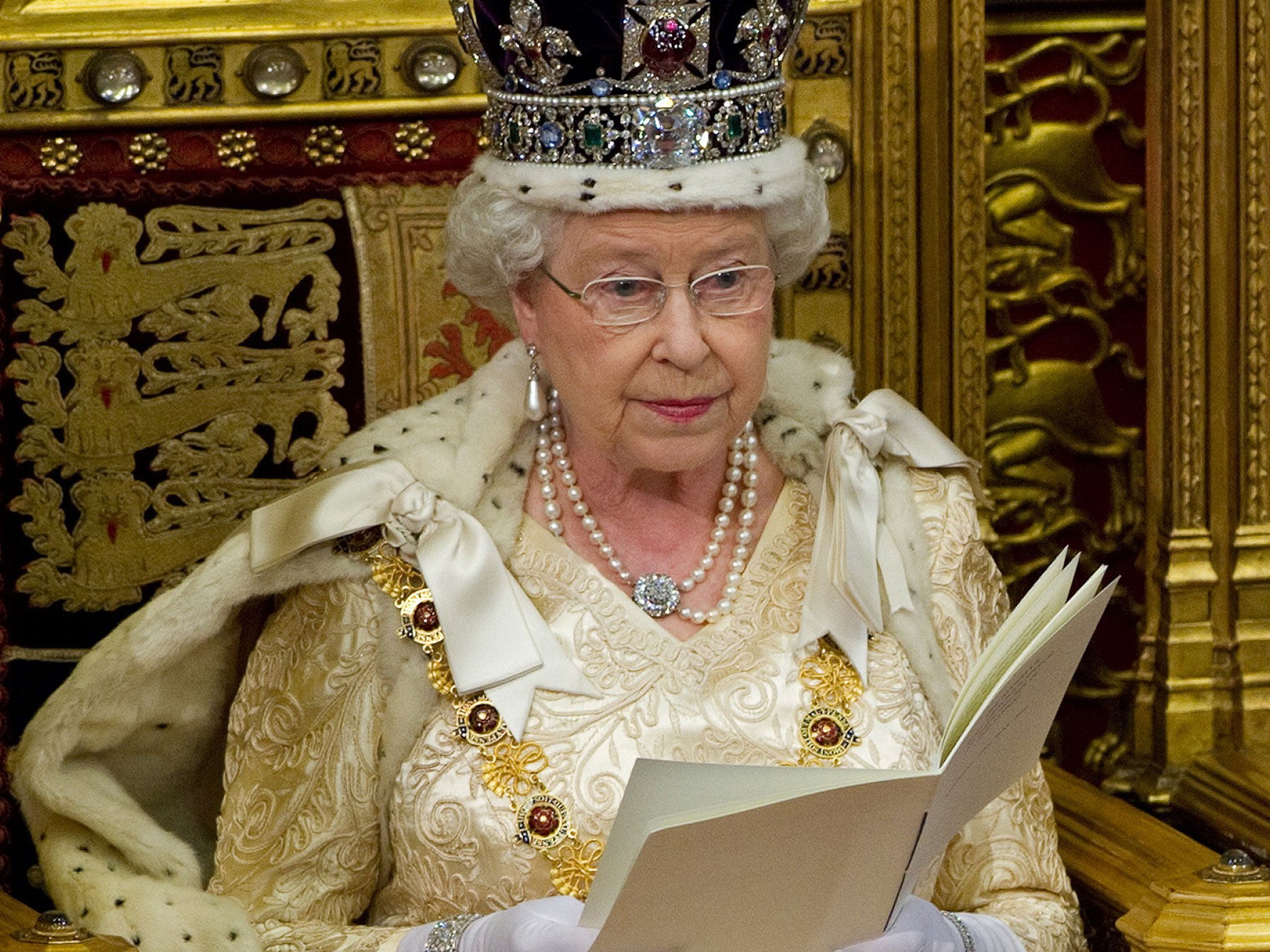 The Queen will open the new session of parliament on Wednesday