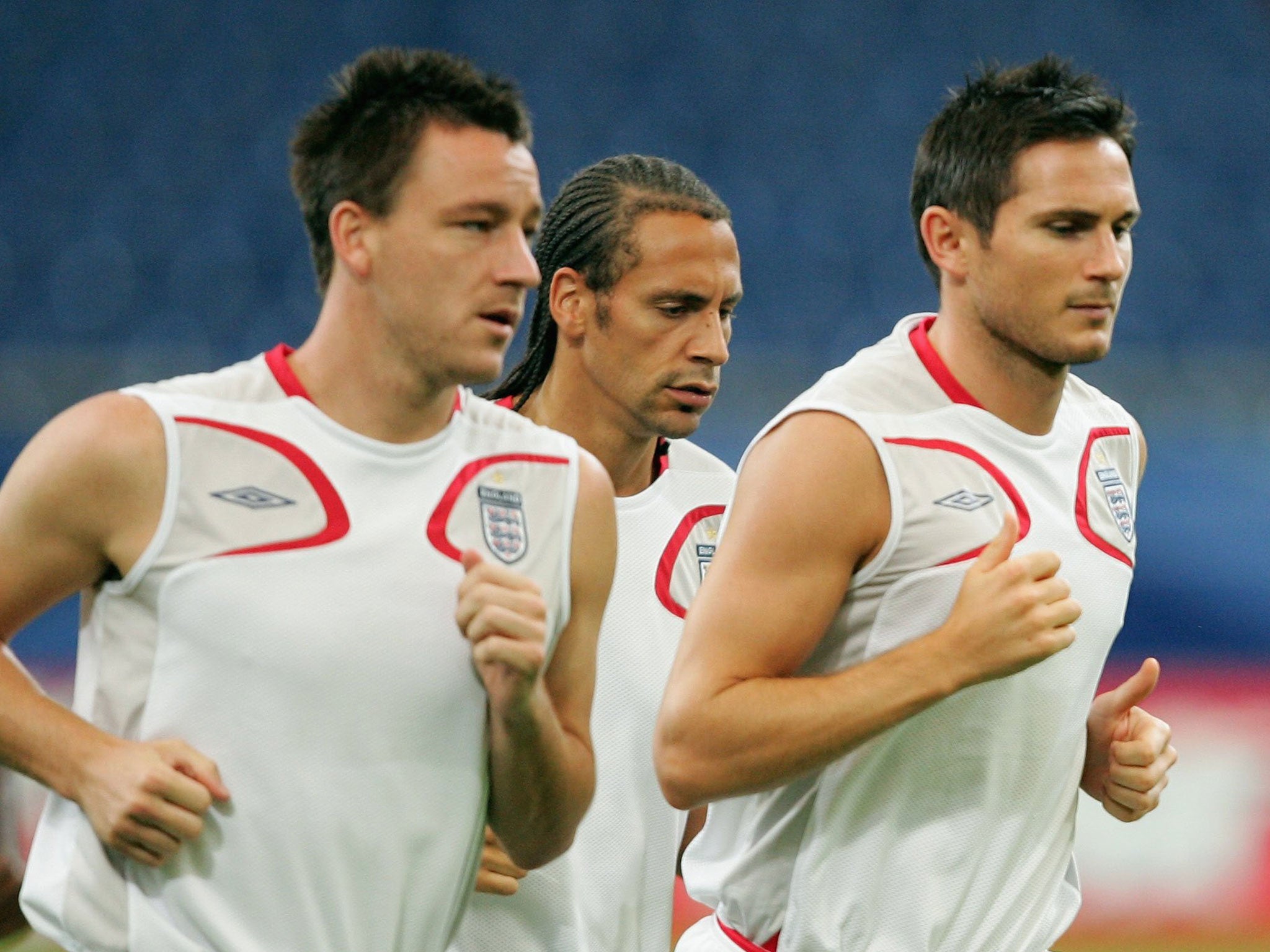 John Terry and Frank Lampard at the 2006 World Cup