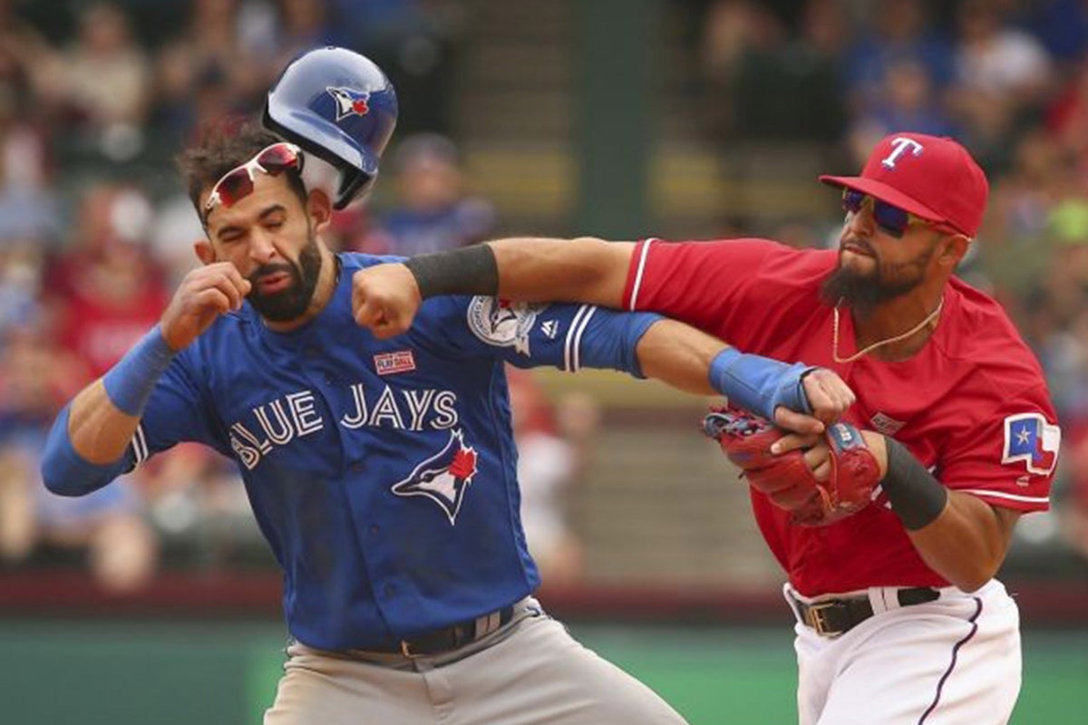 Texas Rangers vs Toronto Blue Jays descends into chaos after Rougned ...