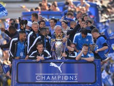 Read more

Thousands of Leicester fans flood the streets to celebrate success
