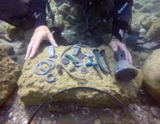 Spectacular discovery of ancient shipwreck in Caesarea