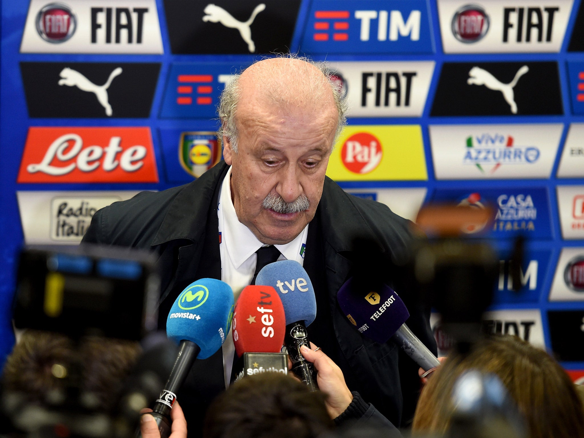 Vicente del Bosque offered his full support to De Gea