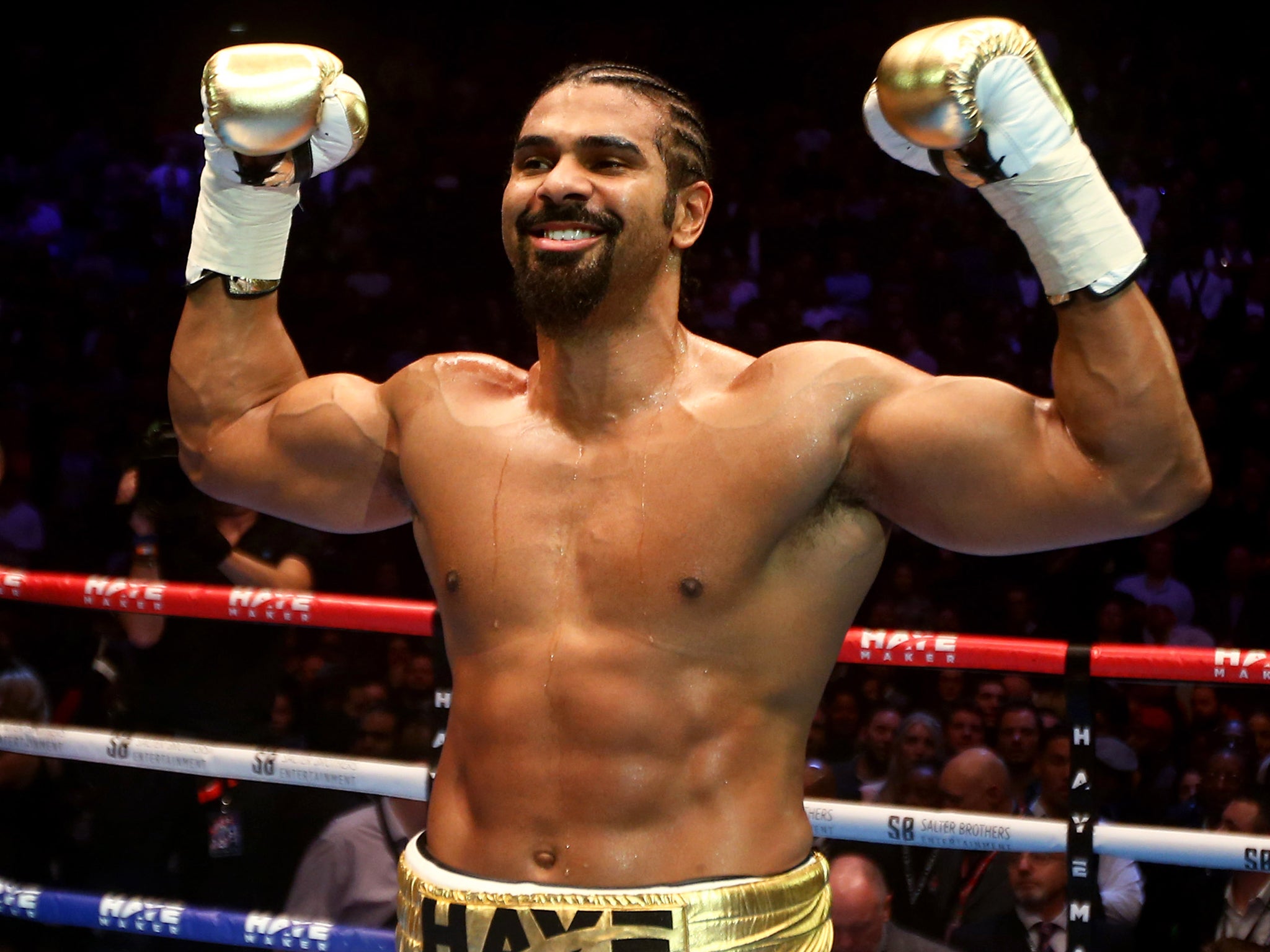 Heavyweight boxer David Haye has been a vegan for two and a half years