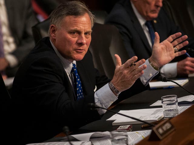 Richard Burr, chairman of the Senate (Select) Intelligence Committee.