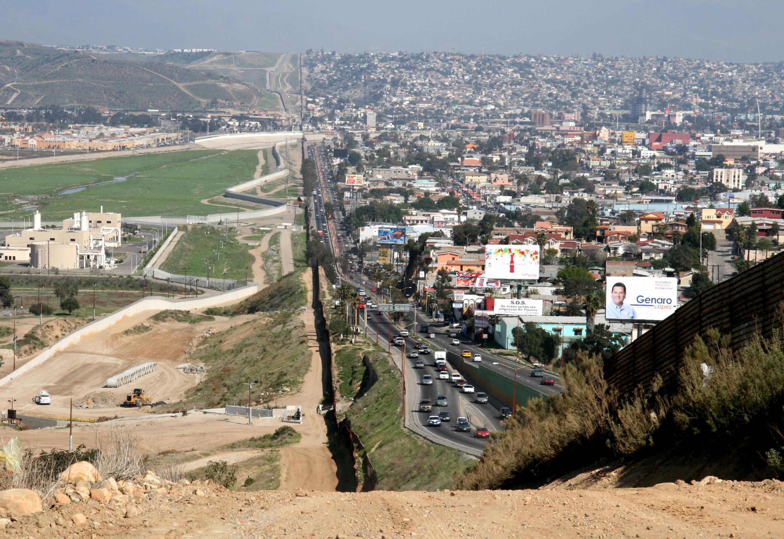 The Tijuana/US border