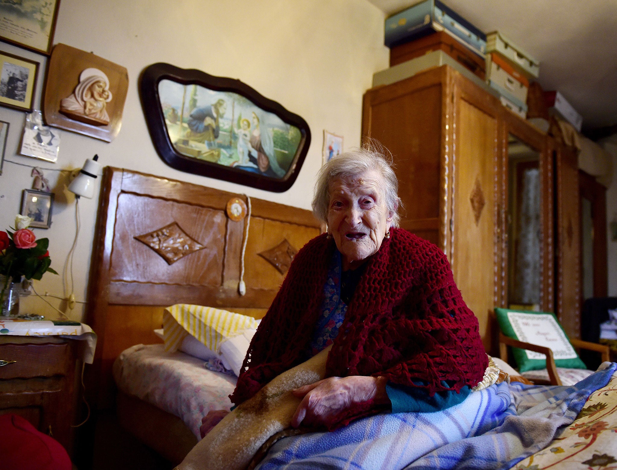 Emma Morano, who was the world's oldest person until she died in April aged 117