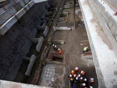 Ancient Roman barracks discovered during Rome Metro excavation