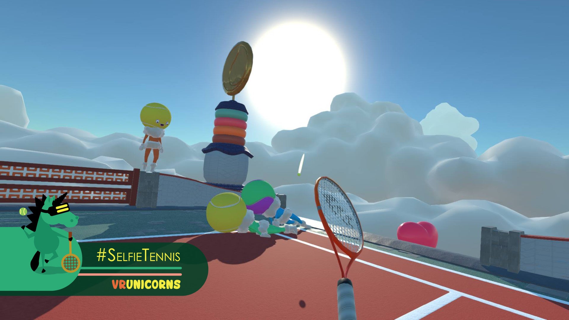 Selfie Tennis pits players against themselves on the tennis court