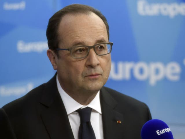 President Hollande says he will not give in over the reforms