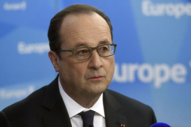 President Hollande says he will not give in over the reforms