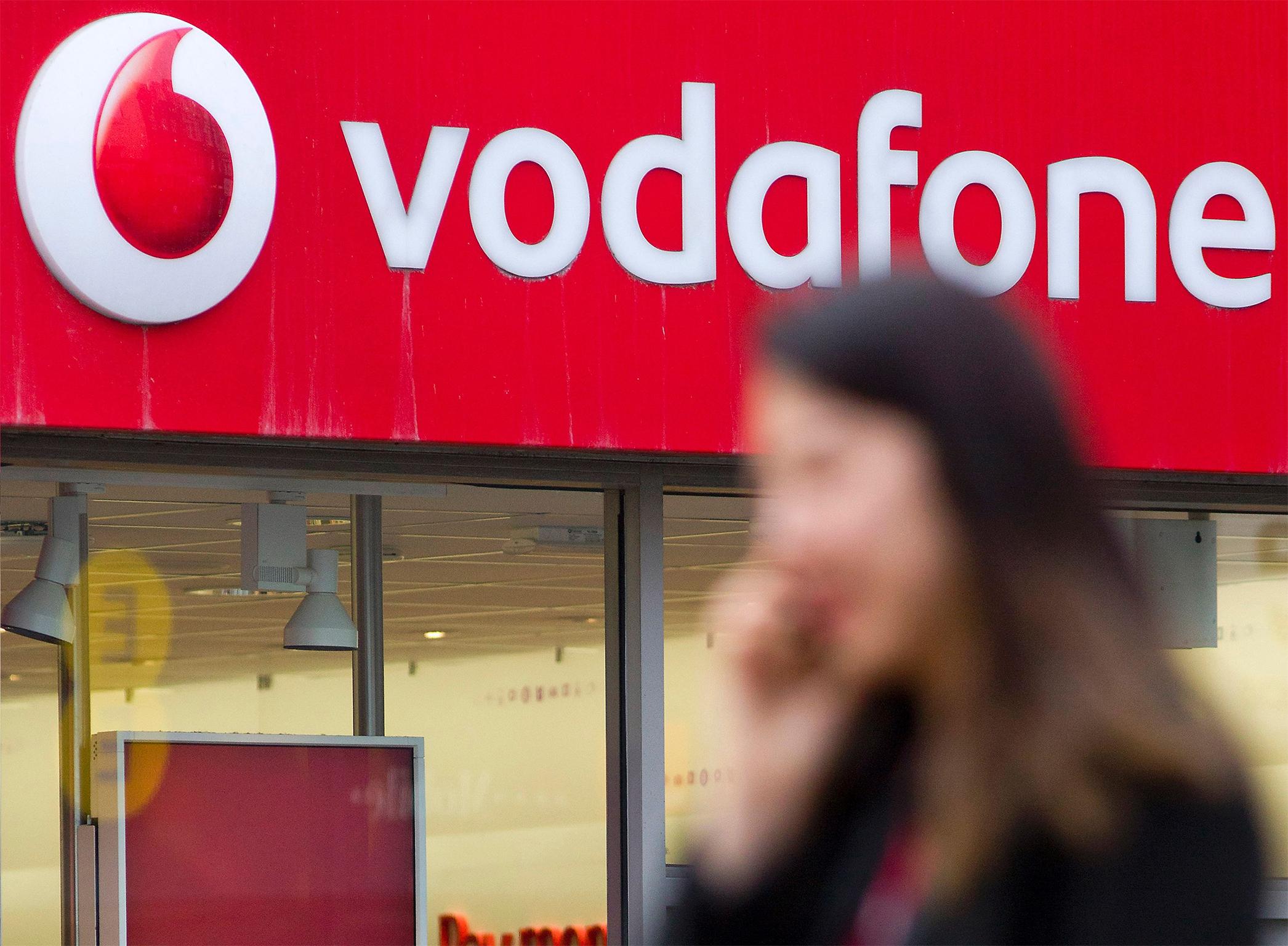 Vodafone said the UK is trailing behind major rivals for internet speeds