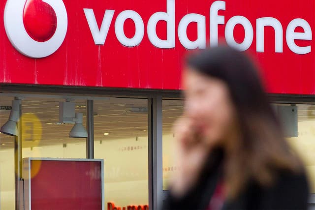 Vodafone said the UK is trailing behind major rivals for internet speeds