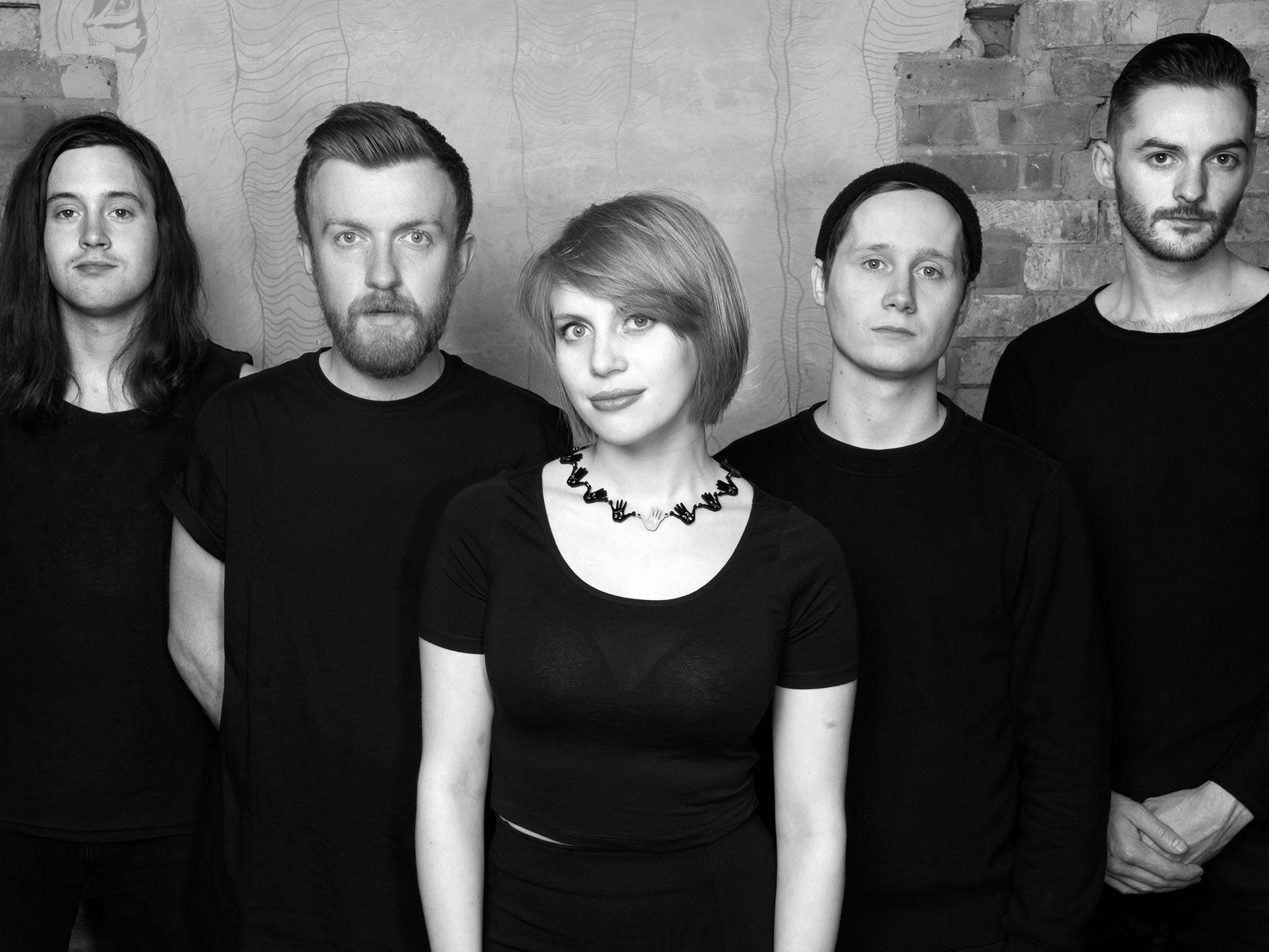 Rolo Tomassi, from left to right, Tom Pitts