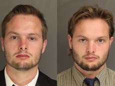 Twin brothers arrested in Pennsylvania for allegedly blowing up buildings while on two-week holiday crime-spree