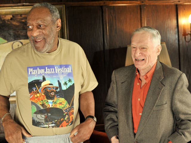 Bill Cosby and Hugh Hefner