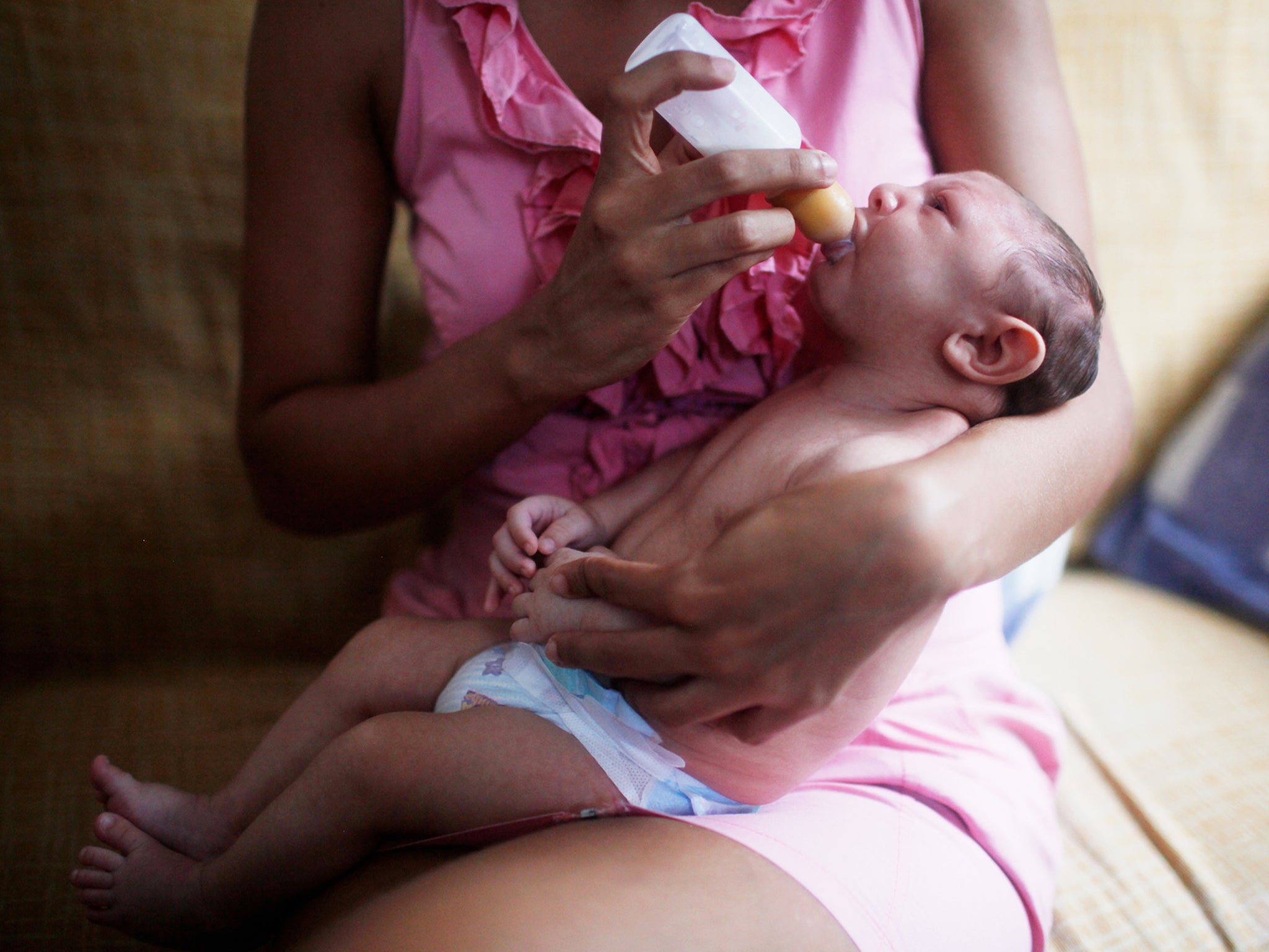 Zika virus can cause microcephaly if contracted by pregnant women, which results in an abnormally small head in newborn children