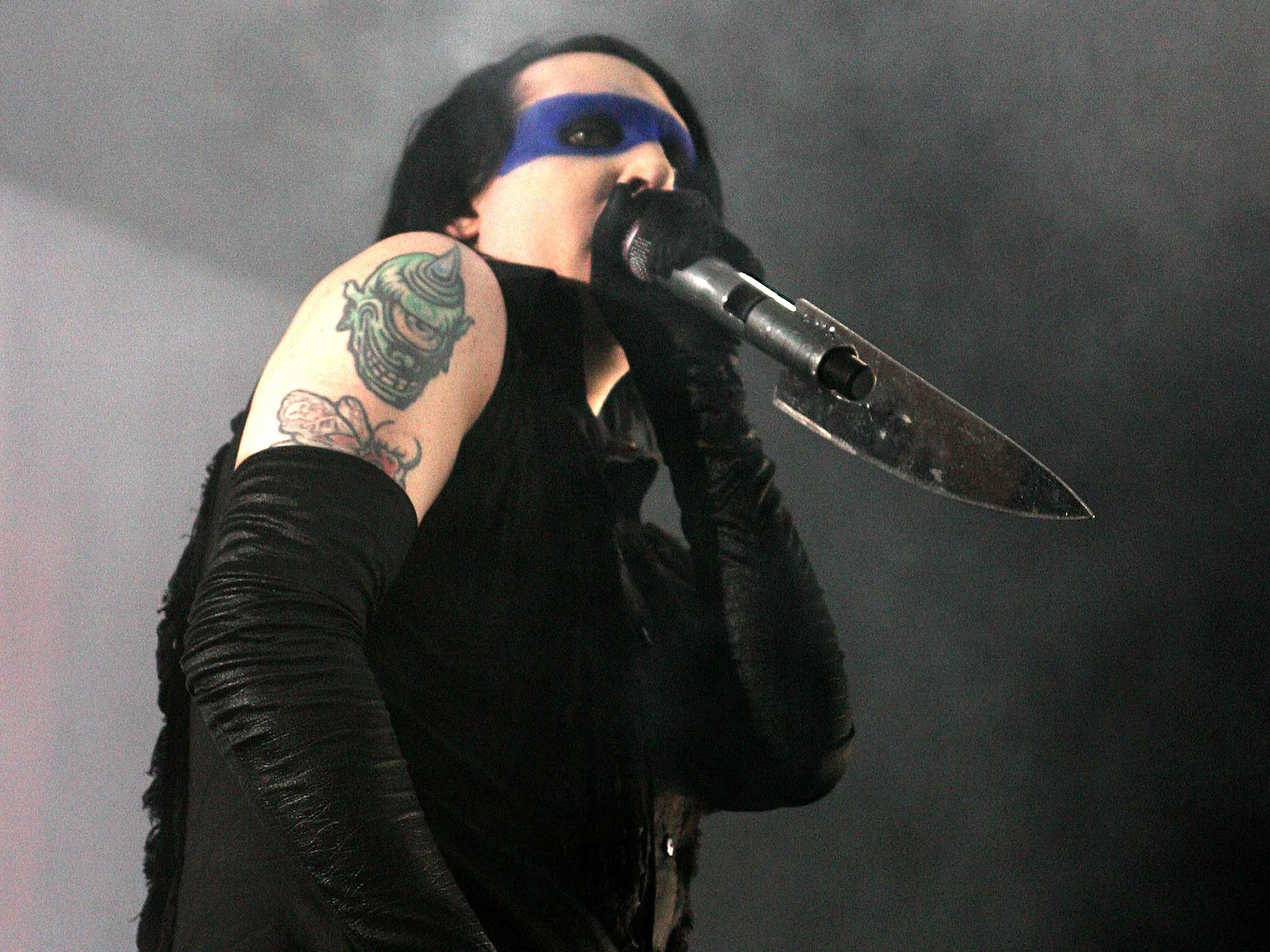 Goth rock star Marilyn Manson