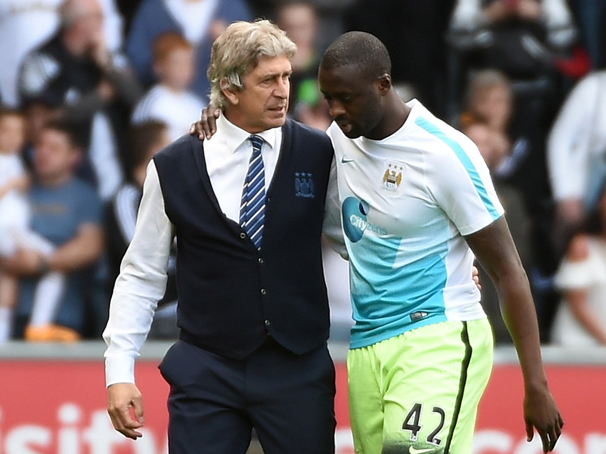 Yaya Toure is in talks to leave Manchester City and join Inter Milan
