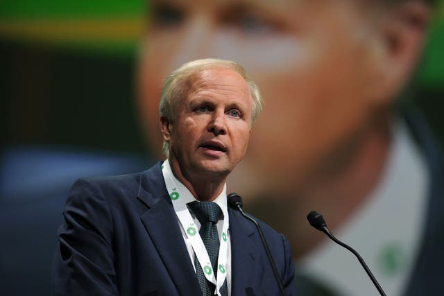 Almost 60 per cent of BP shareholders voted against awarding the chief executive Bob Dudley a £14 million pay package