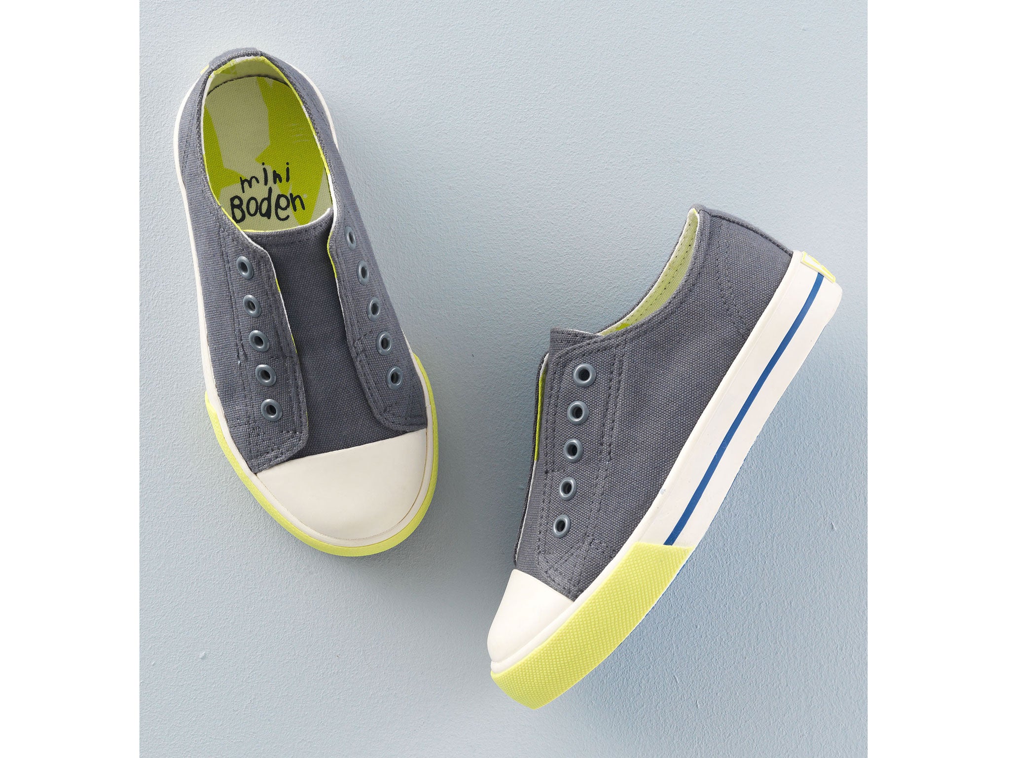 boden laceless canvas shoes