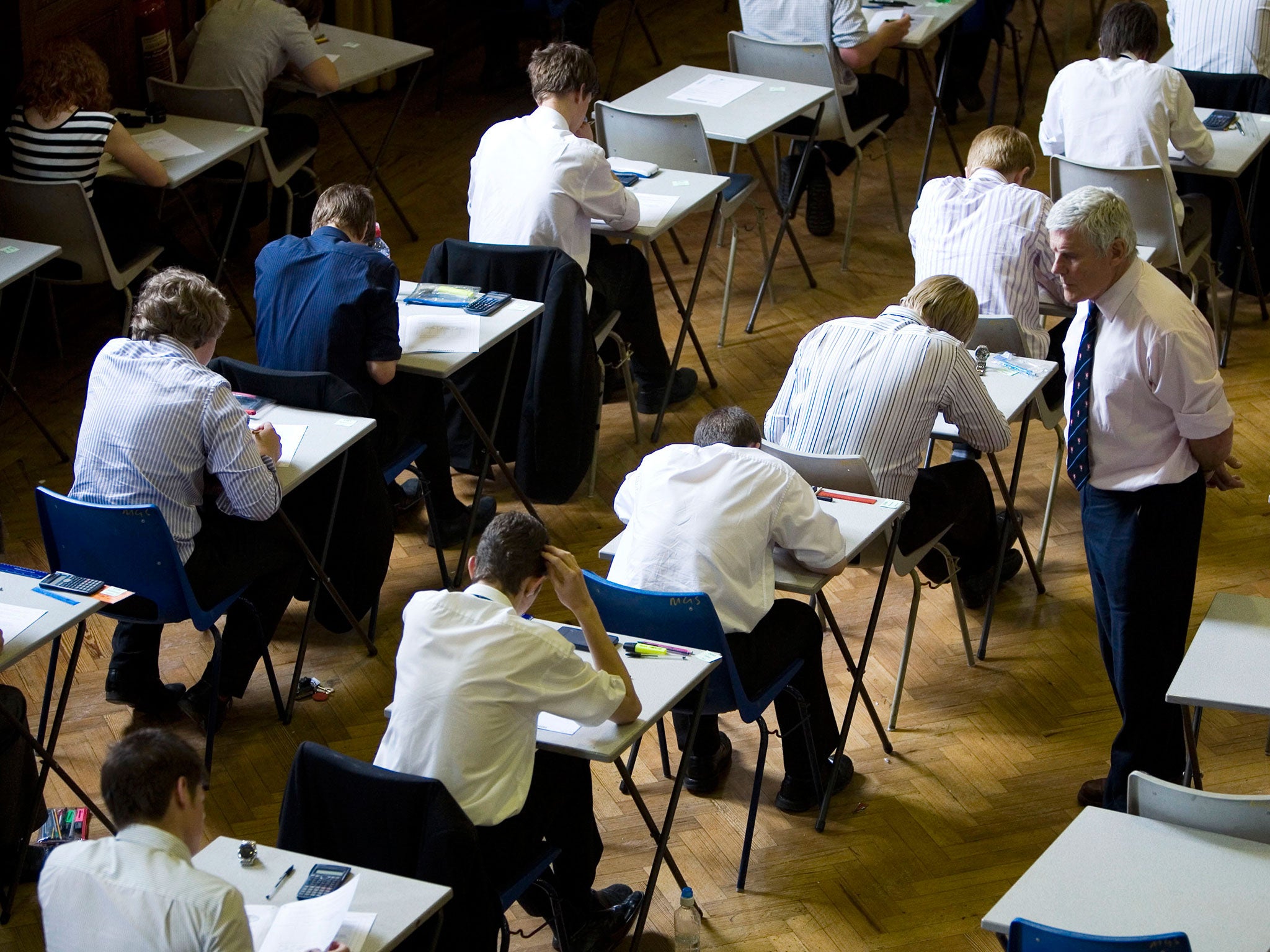 GCSE exam results plummeted this year across the board, but a number of state schools achieved consistently high grades