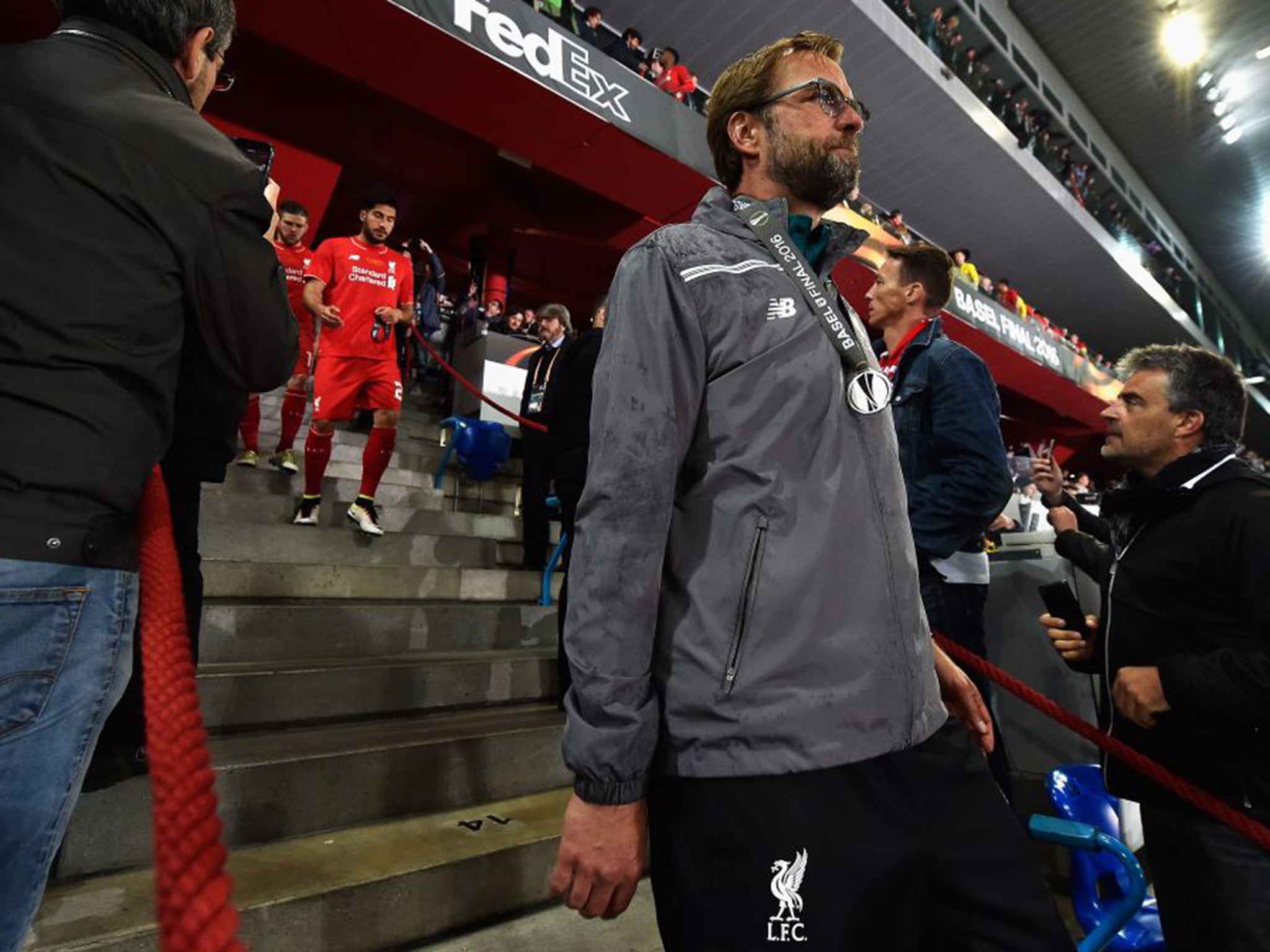 Jurgen Klopp has to console himself with the runners-up medal