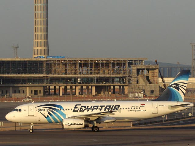 The EgyptAir plane, registration SU-GCC, that disappeared on 19 May on the tarmac at Cairo airport in 2014