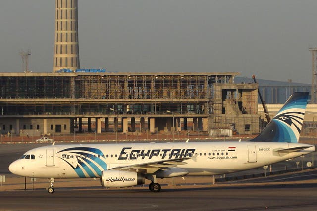 The EgyptAir plane, registration SU-GCC, that disappeared on 19 May on the tarmac at Cairo airport in 2014