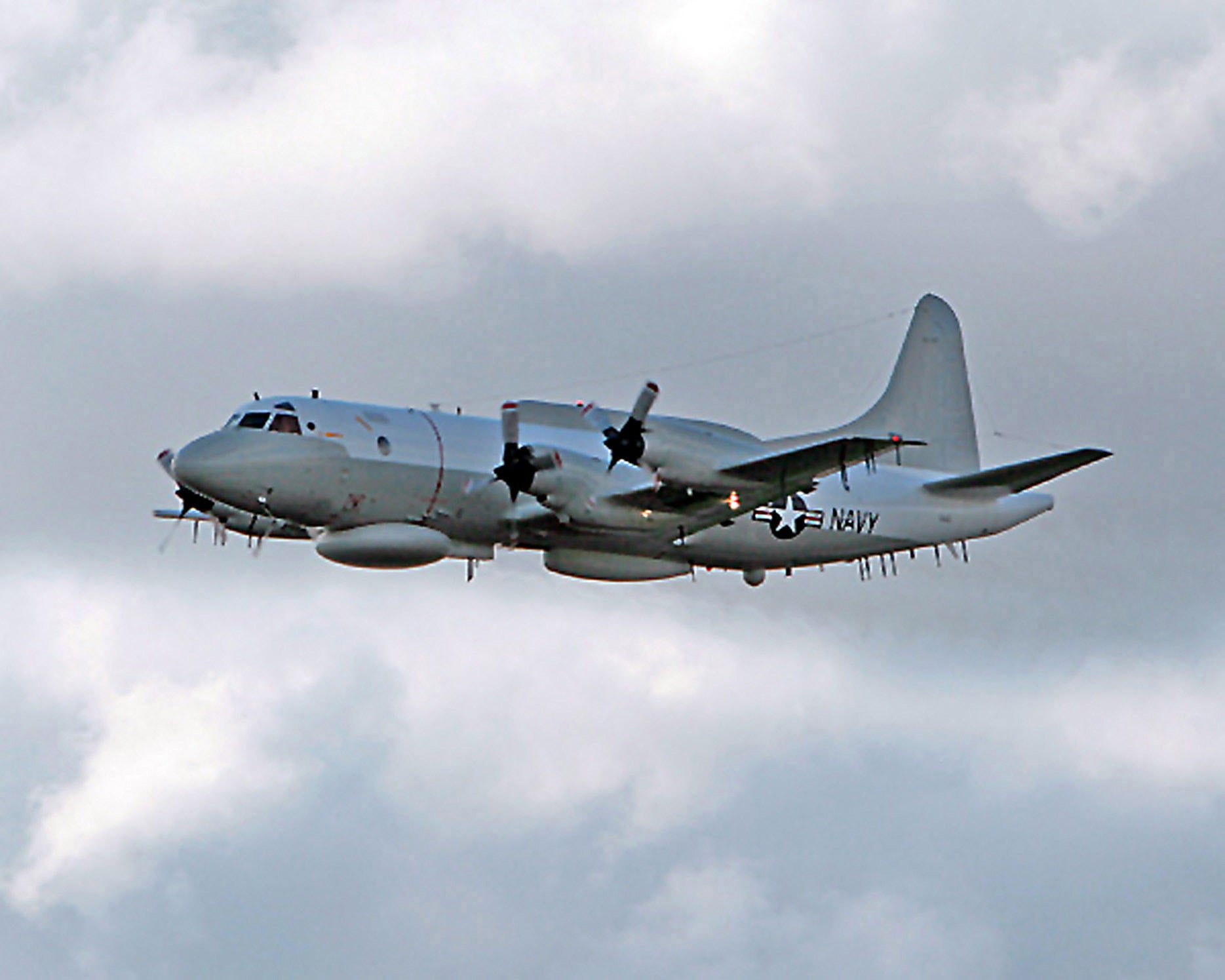 The US says its surveillance plane was on a routine flight