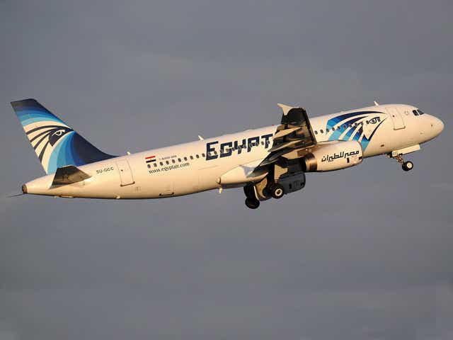 The EgyptAir plane, an Airbus A320 registration SU-GCC, that crashed on 19 May 2016 seen in 2012
