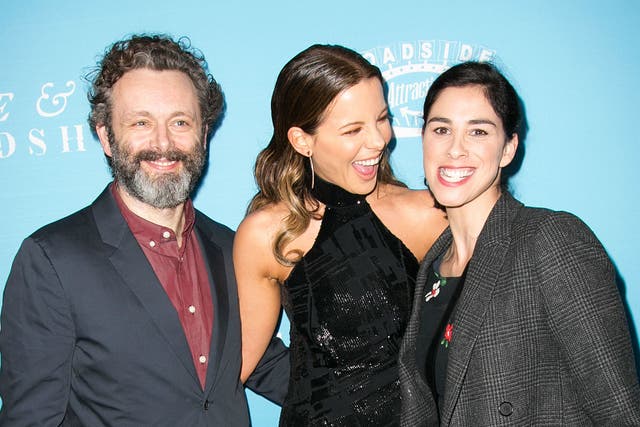 Michael Sheen, Kate Beckinsale and Sarah Silverman at the Love and Friendship premiere in Los Angeles