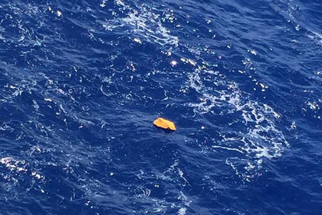 Authorities said the items spotted by search ships were not from the missing EgyptAir plane