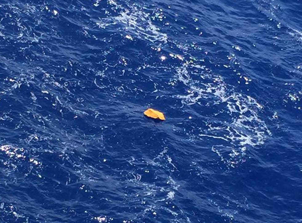 Photos claiming to show debris from a crashed EgyptAir plane were posted on Facebook by Tarek Wahba, who was captaining a ship involved in the search for wreckage on 19 May