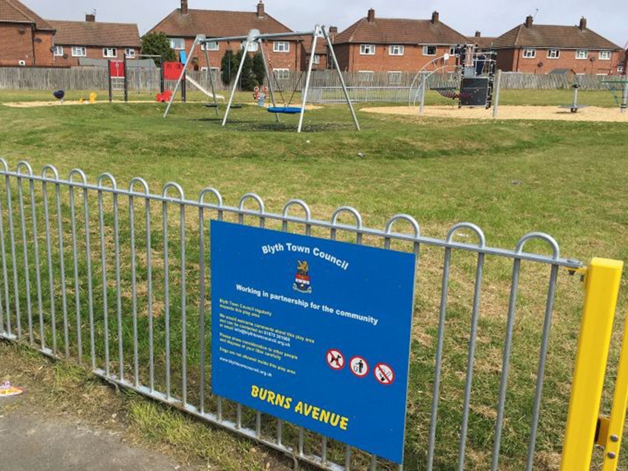 11 children were attacked when the Staffordshire Bull Terrier got loose in Blyth park