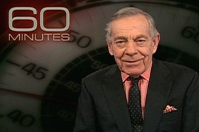 Morley Safer at his 60 Minutes home