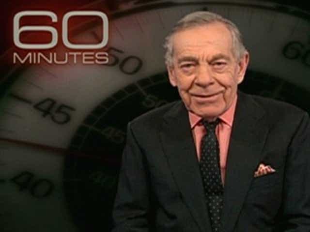 Morley Safer at his 60 Minutes home