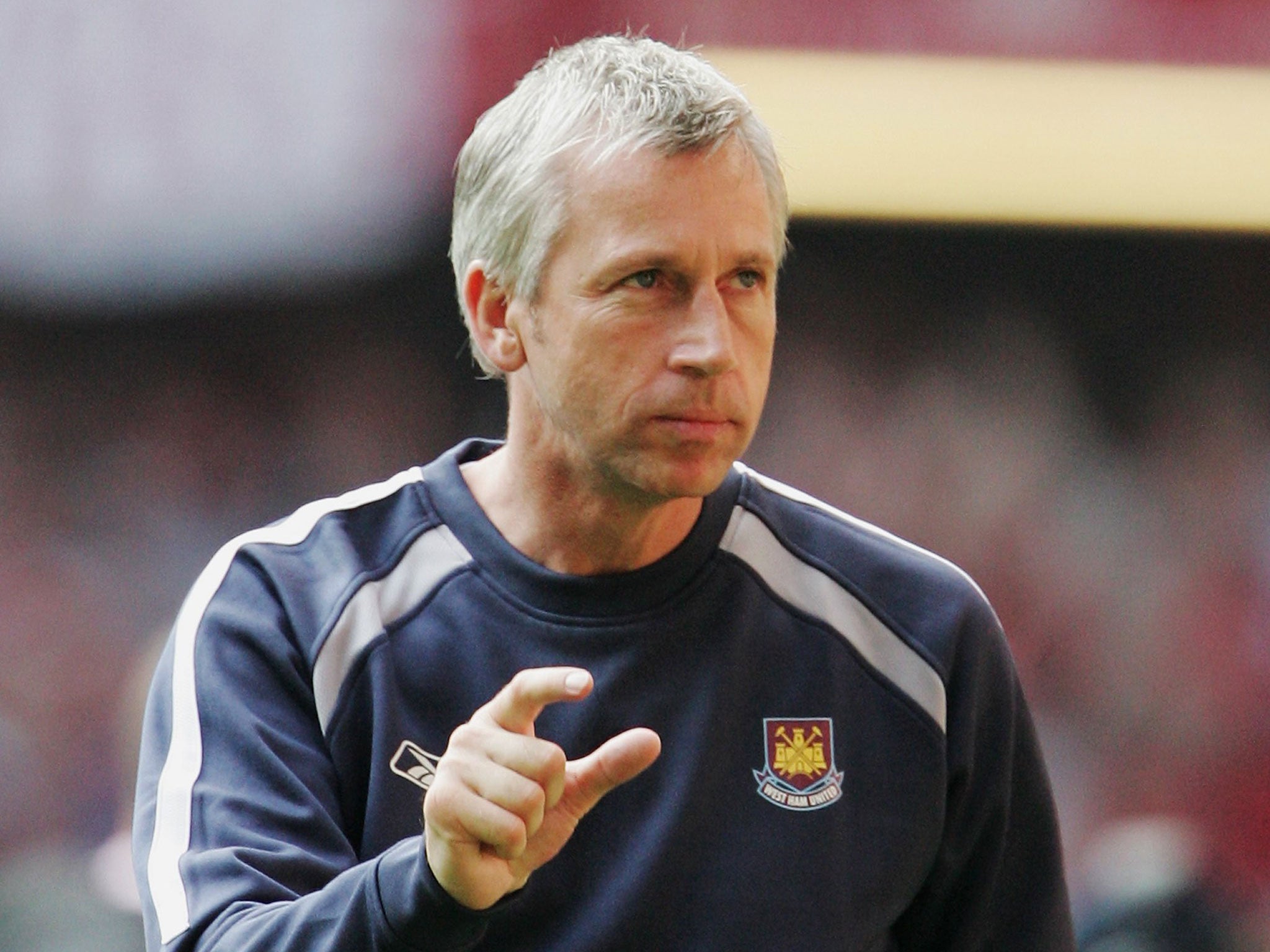 Alan Pardew pictured in the 2006 FA Cup final