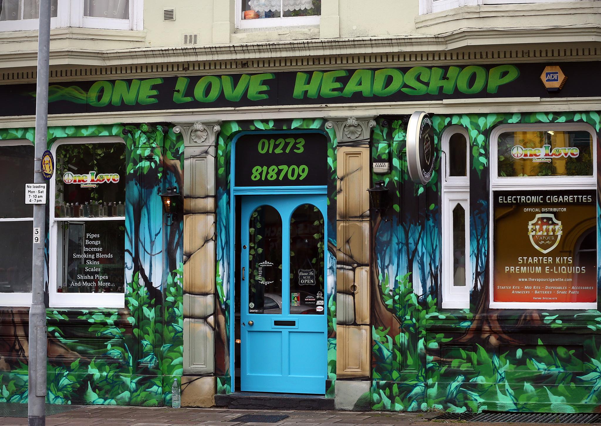 “Whatever you think of head shops, I don’t think any rational person would consider moving from them to street dealers a good result” A shop selling legal high in Brighton Carl Court/Getty)