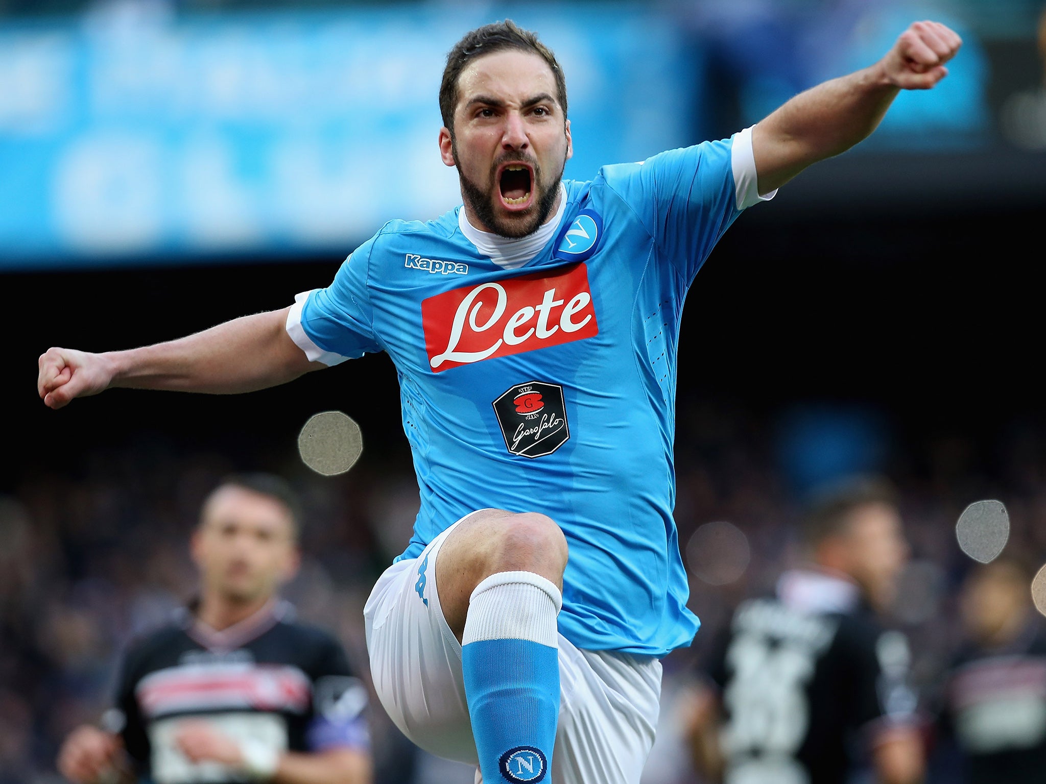 Higuain has enjoyed a record-breaking season with Napoli in Serie A