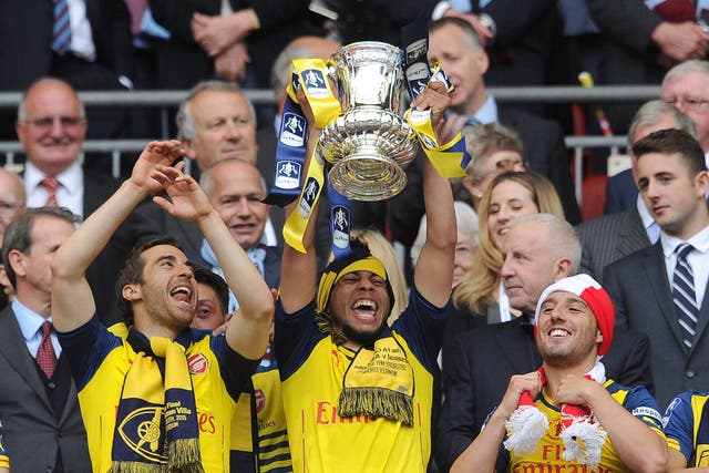 Arsenal won the FA Cup last year, beating Aston Villa 4-0 in the final