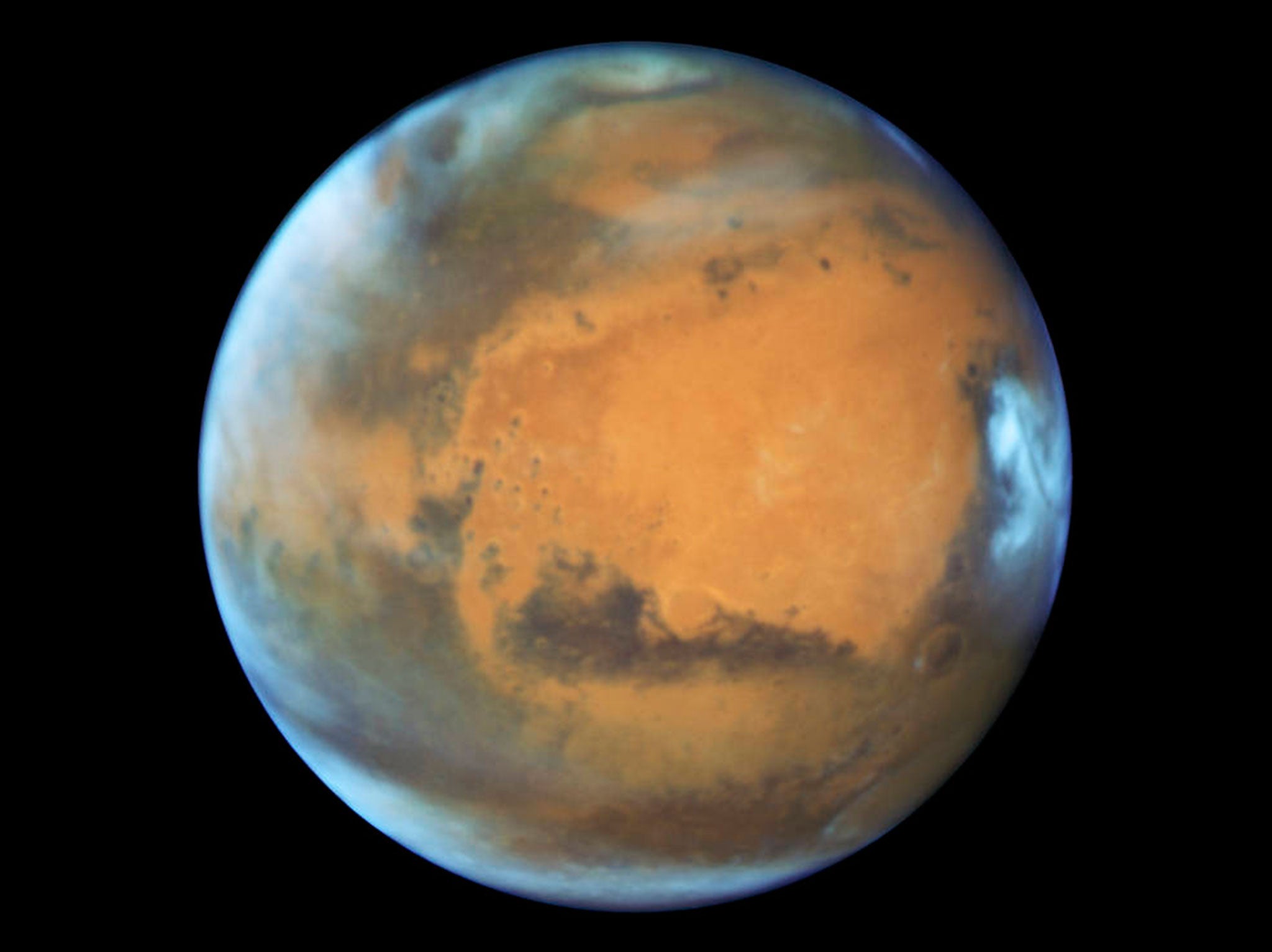 Ice ages on Mars are driven by the same influences that cause them on Earth