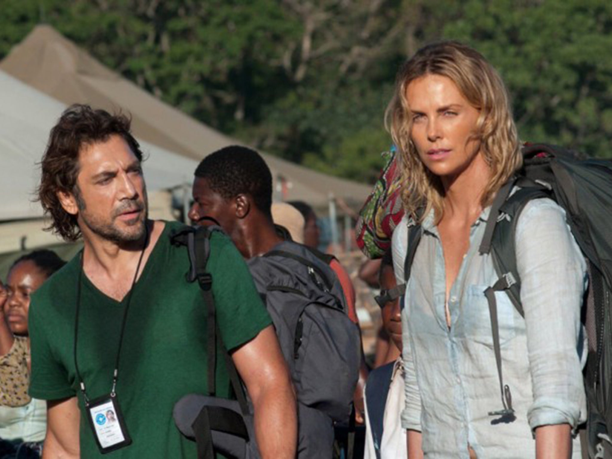 Javier Bardem and Charlize Theron in ‘The Last Face’